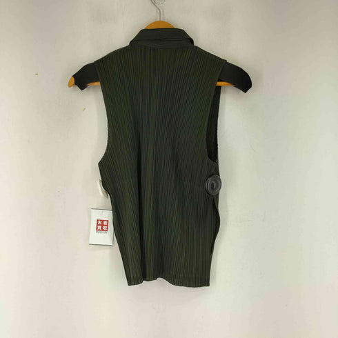 プリーツプリーズイッセイミヤケ PLEATS PLEASE ISSEY MIYAKE 98SS ジップアッププリーツベスト レディース JPN:3