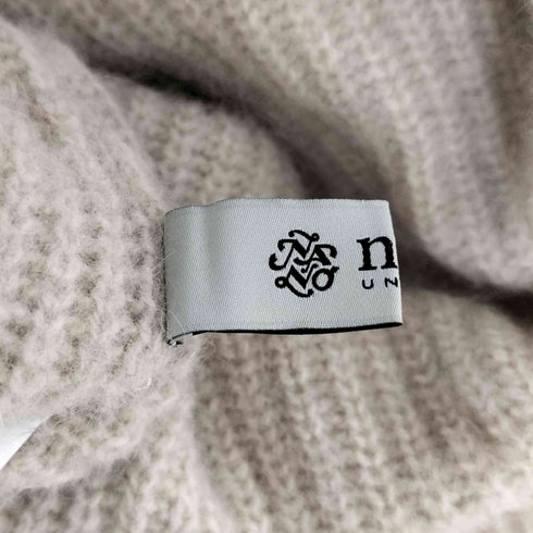 ナノユニバース NANO universe 洗えるフォックス 畦モックネックニット レディース JPN:38