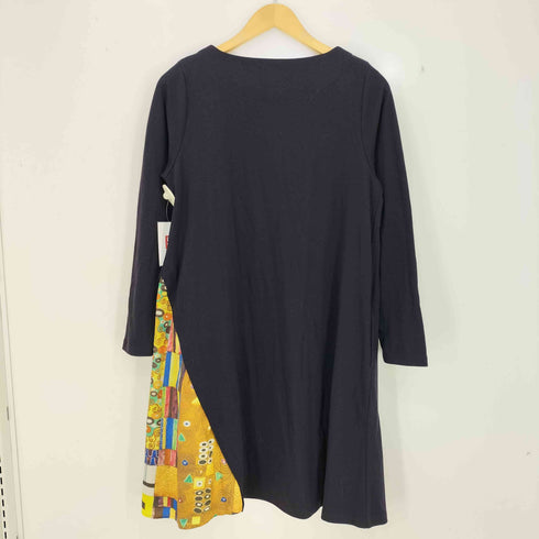 デザインティーシャツストアグラニフ Design Tshirts Store graniph アート 異素材切替 ワンピース レディース FREE