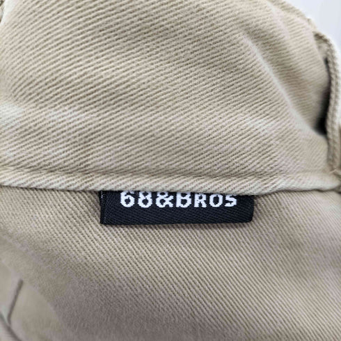 シックスティエイトアンドブラザーズ 68&BROTHERS ウエスト折込 ワークショーツ メンズ