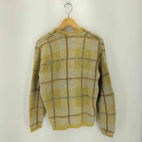 REVERE 60s モヘアライク Vネック アクリル シャギーニット セーター メンズ