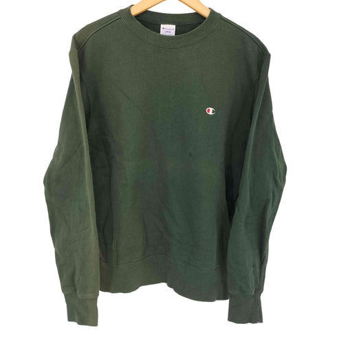 チャンピオン Champion ワンポイントロゴ クルーネックスウェットシャツ メンズ JPN:L