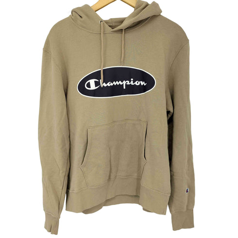 チャンピオン Champion ロゴプリント プルオーバーパーカー メンズ JPN:L