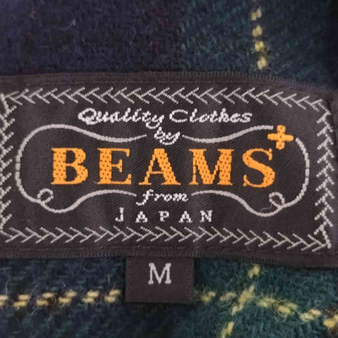 ビームスプラス BEAMS+ ウールタータンチェック シャツジャケット メンズ JPN:M
