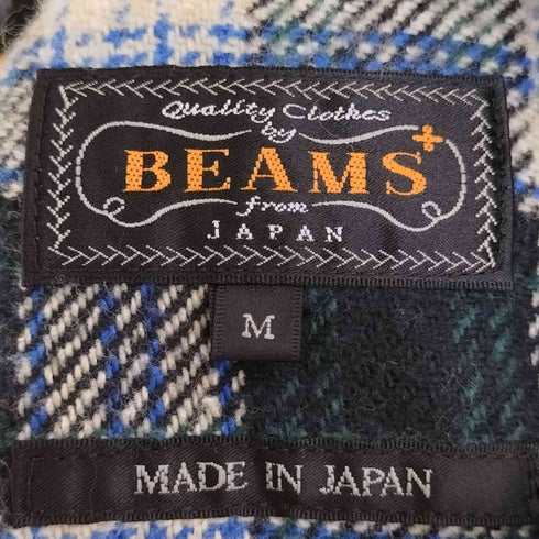 ビームスプラス BEAMS+ ウールタータンチェック シャツジャケット メンズ JPN:M
