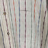 AT EASE マルチストライプコットン半袖シャツ メンズ 2XL