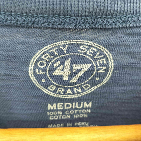 フォーティセブンブランド 47 BRAND クラックデザイン LA プリント クルーネック 半袖Tシャツ カットソー メンズ MEDIUM