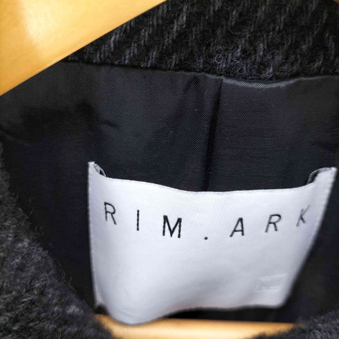 リムアーク RIM.ARK スタンドカラーダブルコート レディース