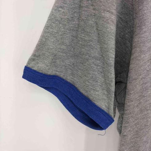 フォーティセブンブランド 47 BRAND LA ロゴプリント クルーネック リンガーTシャツ メンズ M