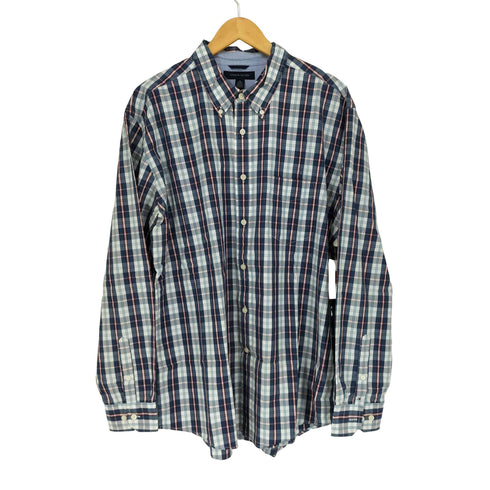 トミーヒルフィガー TOMMY HILFIGER チェック柄ボタンダウンシャツ メンズ XL