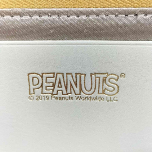 ピーナッツ PEANUTS キャラクター ラウンド プレミアムレザー 長財布 レディース