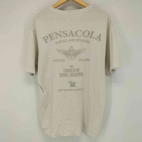 アヴィレックス AVIREX エンブロイダリー クルーネックTシャツ メンズ L