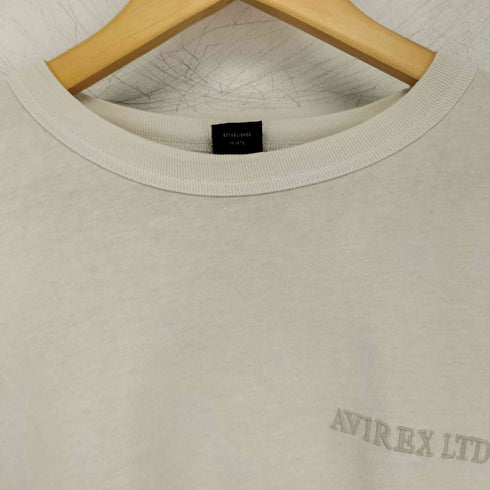 アヴィレックス AVIREX エンブロイダリー クルーネックTシャツ メンズ L
