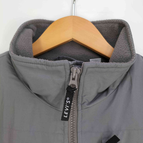 リーバイス Levis ORANGE TAB 裏起毛 ナイロンベスト メンズ import:M