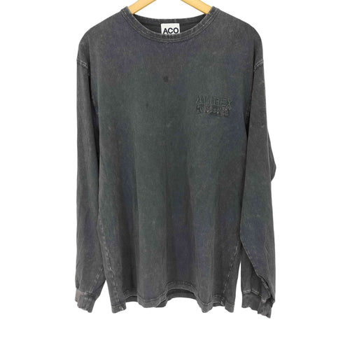 アヴィレックス AVIREX FADED WASH LONGSLEEVE T-SHIRT メンズ XL