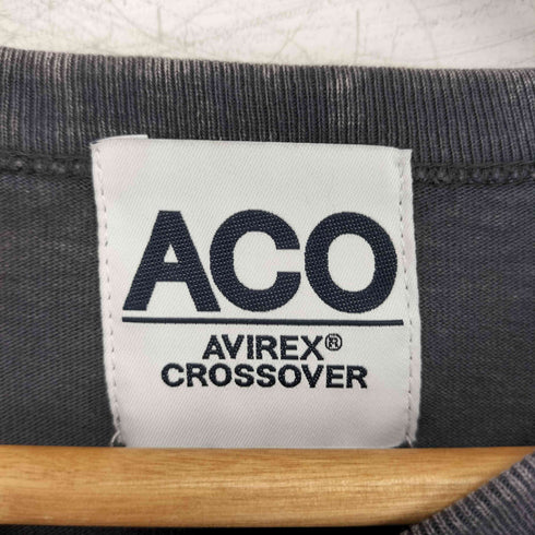 アヴィレックス AVIREX FADED WASH LONGSLEEVE T-SHIRT メンズ XL