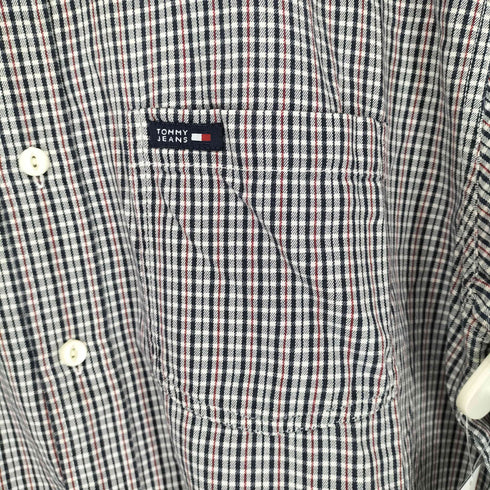 トミーヒルフィガー TOMMY HILFIGER チェック柄ボタンダウンシャツ メンズ L