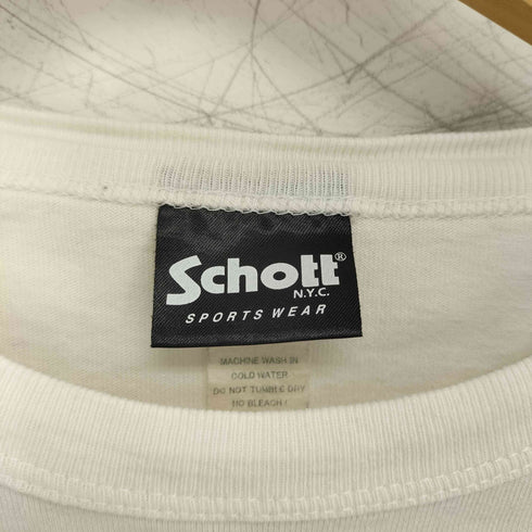 ショット Schott 別注 photo s/s tee メンズ L