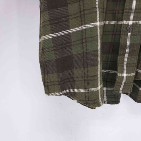 アヴィレックス AVIREX LONGSLEEVE CHECK EMB SHIRT USAF メンズ XL