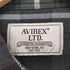 アヴィレックス AVIREX LONGSLEEVE CHECK EMB SHIRT USAF メンズ XL