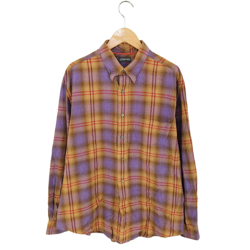 セントジョンズベイ STJOHNS BAY 00S L/S シャドーチェックシャツ メンズ import:L