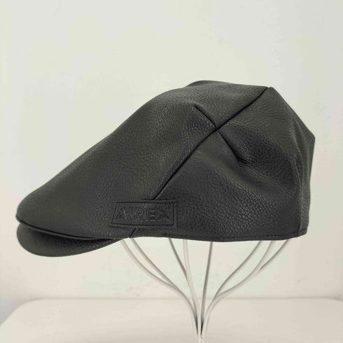 アヴィレックス AVIREX SYNTHETIC LEATHER HUNTING CAP メンズ 57~59cm