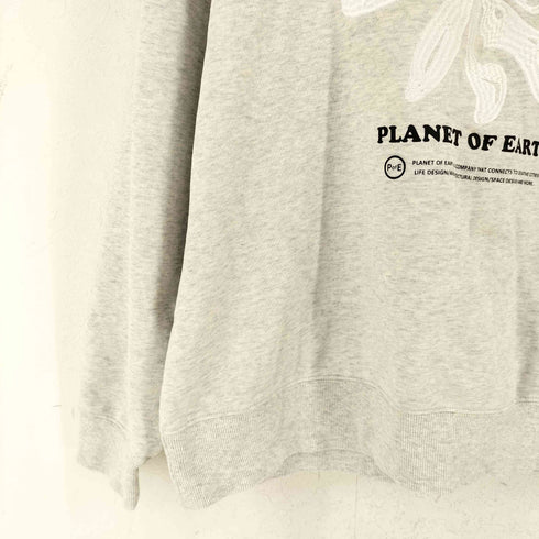 ベーセーストック B.C STOCK big flower エンブロイダリースウェット メンズ import:L