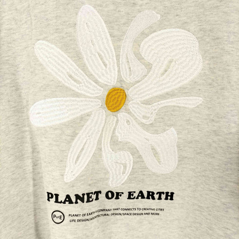 ベーセーストック B.C STOCK big flower エンブロイダリースウェット メンズ import:L