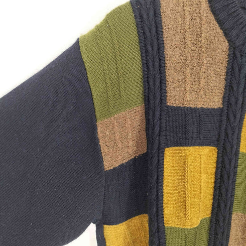 EMPSEY マルチカラークルーネックスウェット メンズ L