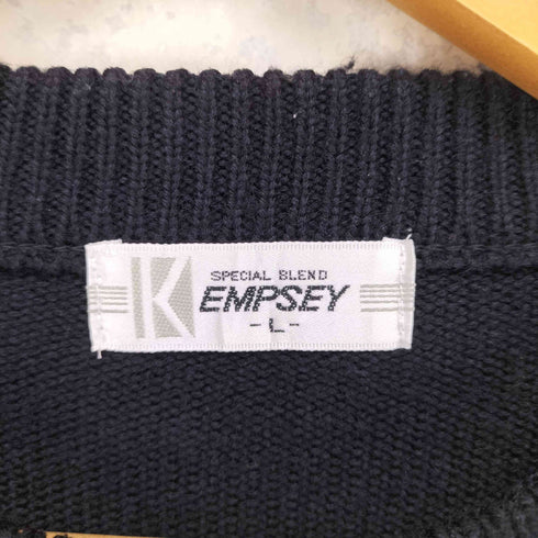 EMPSEY マルチカラークルーネックスウェット メンズ L