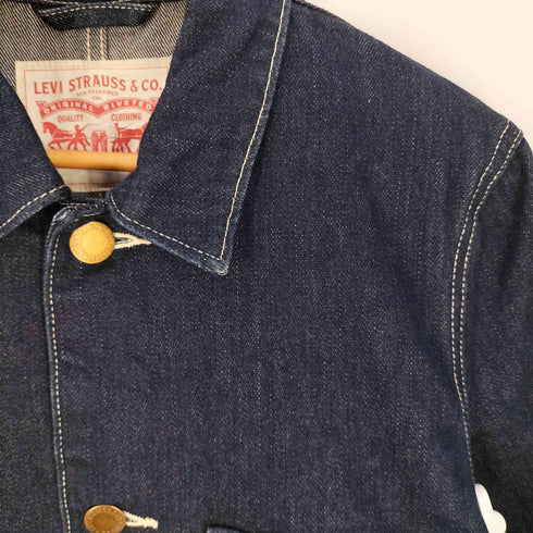 リーバイス Levis デニムカバーオールジャケット インディゴ メンズ JPN:S