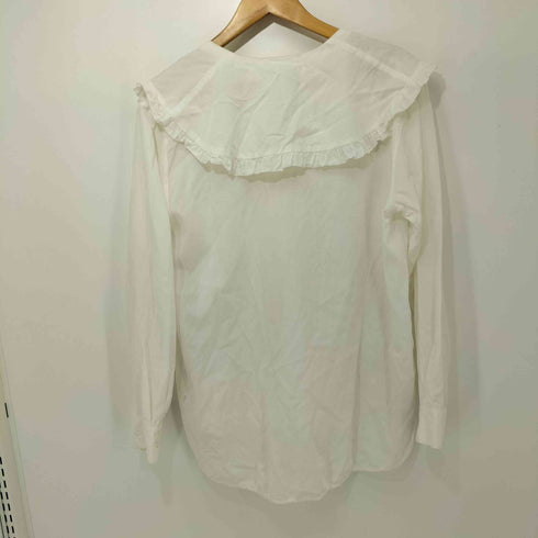 スピックアンドスパン Spick and Span 20SS フリルラージカラーブラウス レディース