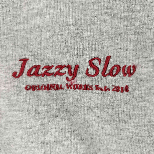 Jazzy Slow ロゴ刺繍Tシャツ メンズ