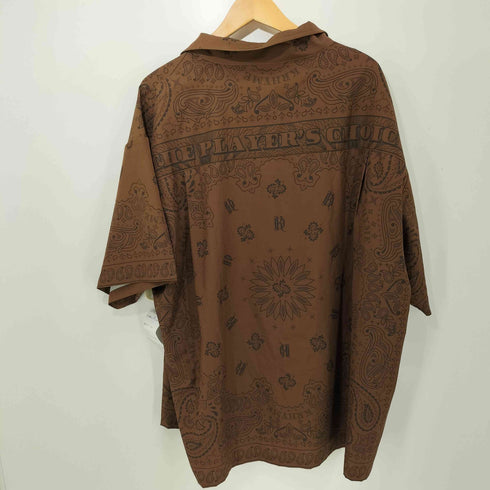 KRHYME DESIGN ペイズリー柄 S/S 開襟シャツ メンズ JPN:XL