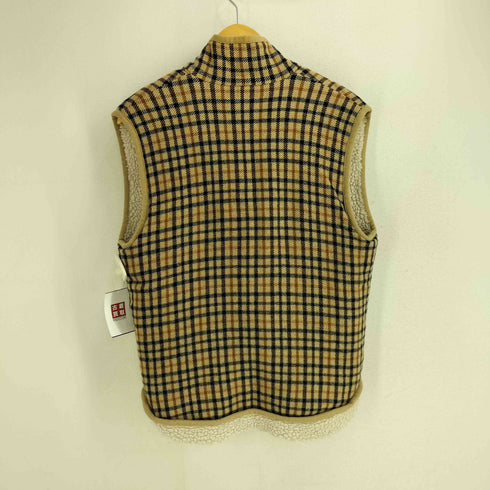 ダックス DAKS チェック柄 裏ボア ベスト メンズ JPN:M