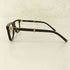 9five BISHOP Black & 24k Gold Clear Lens Glasses メンズ