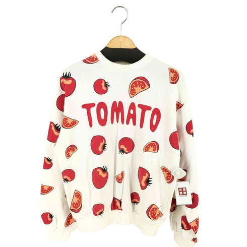 プニュズ PUNYUS TOMATO プリント クルーネックスウェット レディース JPN:1