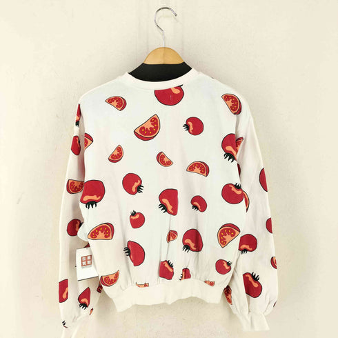 プニュズ PUNYUS TOMATO プリント クルーネックスウェット レディース JPN:1