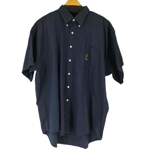 チャップスラルフローレン CHAPS RALPH LAUREN 90S 胸元刺繍 S/S BDシャツ メンズ import:XL