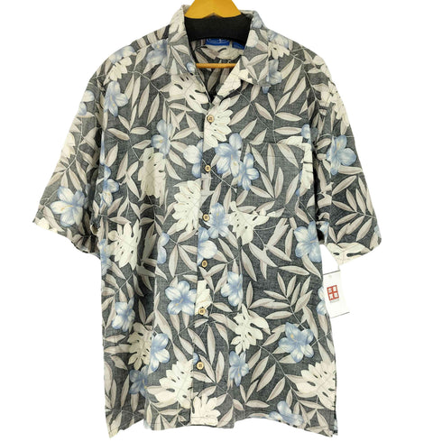 オーシャンパシフィック Ocean Pacific 花柄 S/S 開襟シャツ メンズ import:XL