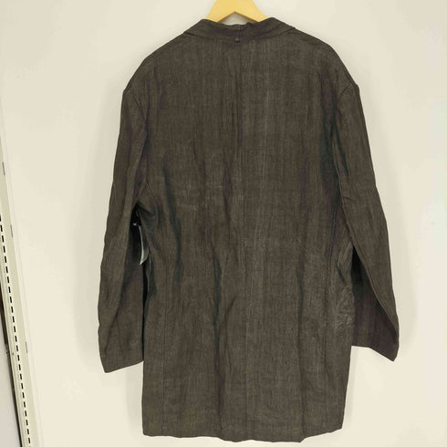 ヨウジヤマモトプールオム Yohji Yamamoto POUR HOMME 25SS INK DYED TWILL SINGLE LAPEL SWITCHING JACKET メンズ JPN:3