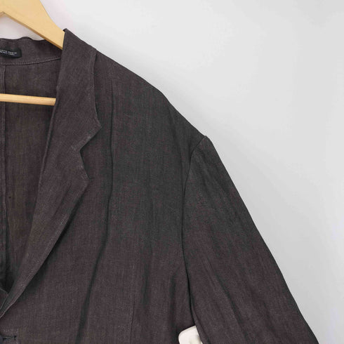 ヨウジヤマモトプールオム Yohji Yamamoto POUR HOMME 25SS INK DYED TWILL SINGLE LAPEL SWITCHING JACKET メンズ JPN:3
