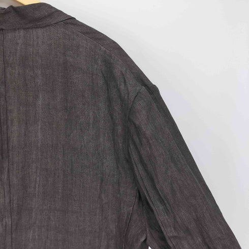 ヨウジヤマモトプールオム Yohji Yamamoto POUR HOMME 25SS INK DYED TWILL SINGLE LAPEL SWITCHING JACKET メンズ JPN:3