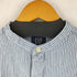 ギャップ Gap 00S ストライプ S/S バンドカラーシャツ メンズ import:L