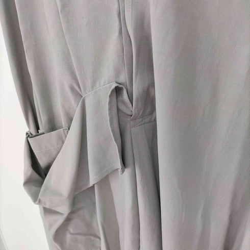 ヨウジヤマモト Yohji Yamamoto 25SS COLLECTIONS Ry SEETING CLOTH R DRAPED SHIRT DRESS レディース JPN:2