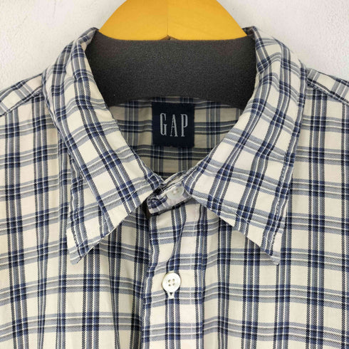 ギャップ Gap チェック S/S シャツ メンズ import:L