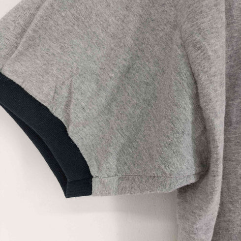 ナイキ NIKE 90S USA製 ワンポイントスウィッシュ S/S VネックリンガーTシャツ メンズ import:L