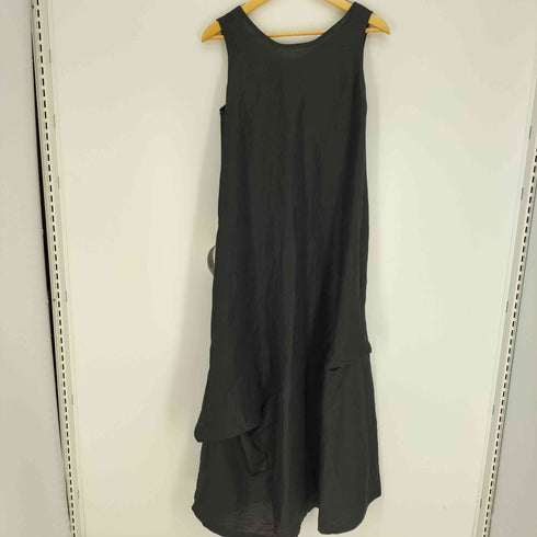 ヨウジヤマモト Yohji Yamamoto COLLECTIONS 24SS SILK LINEN DRAPE DRESS レディース JPN:2