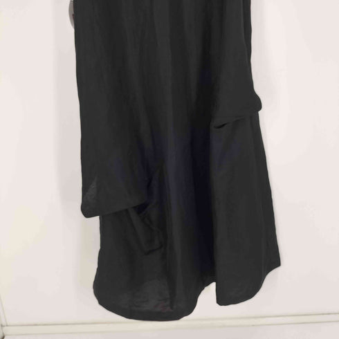 ヨウジヤマモト Yohji Yamamoto COLLECTIONS 24SS SILK LINEN DRAPE DRESS レディース JPN:2
