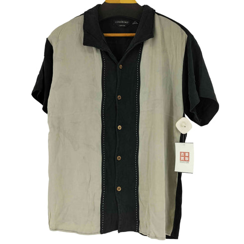 LANESBORO シルク100 S/S 開襟シャツ メンズ XXL